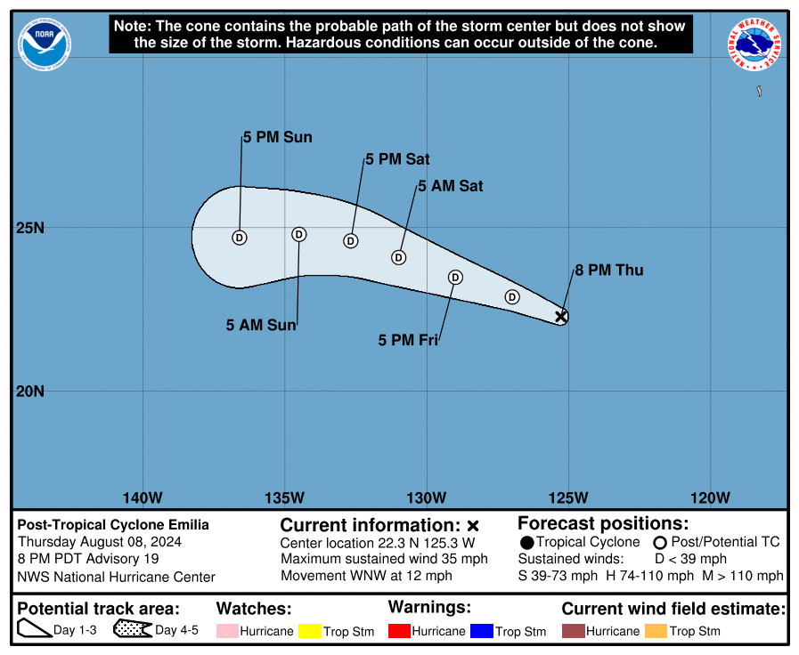 POST-TROPICAL CYCLONE EMILIA