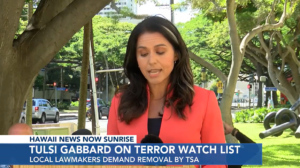 TSA Puts Tulsi Gabbard on “Quiet Skies” Terrorist Watchlist