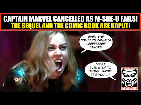 Now Captain Marvel’s Failure is COMPLETE | Even the Comic Book is CANCELLED | Alas Poor M-SHE-U!