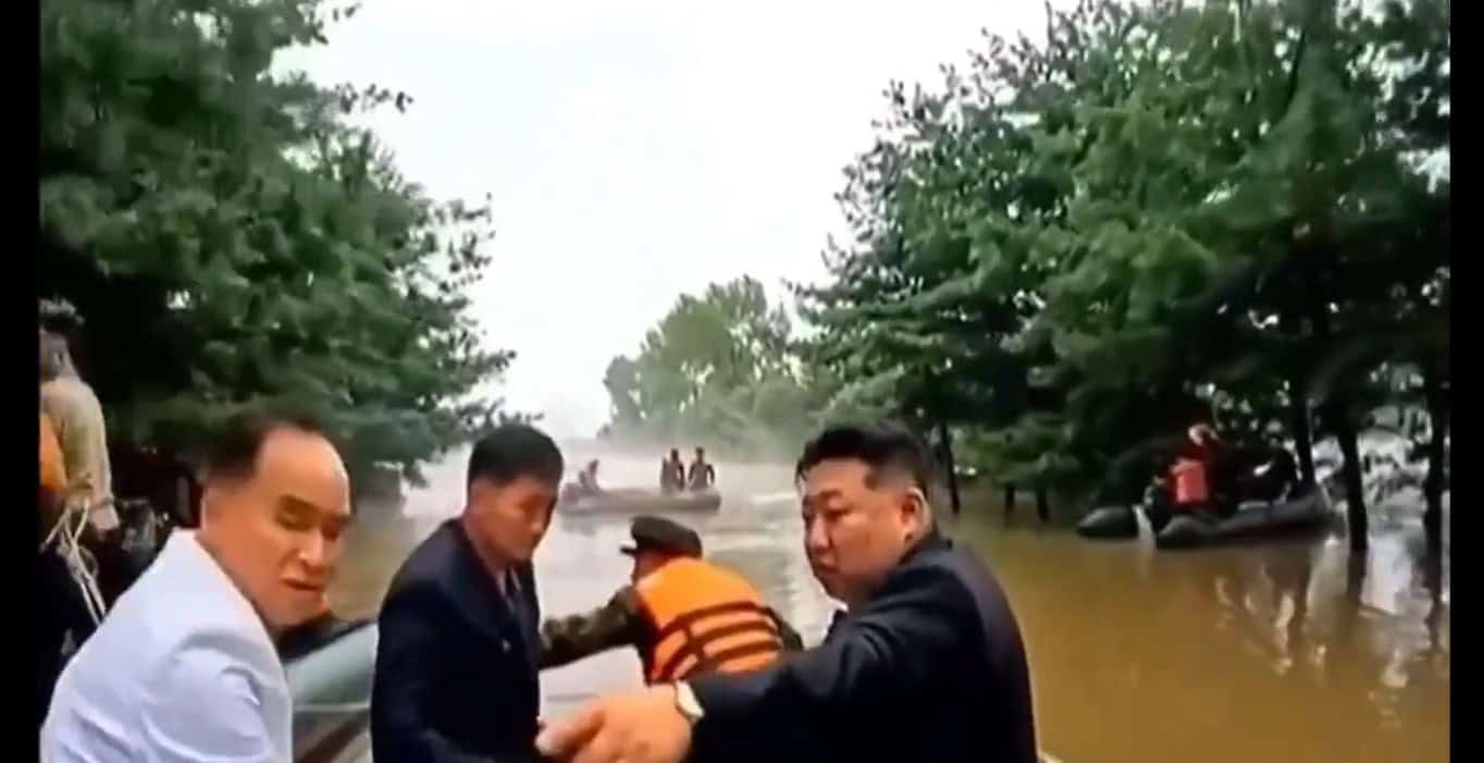 Kim Jong Un visits flood-hit areas of North Korea