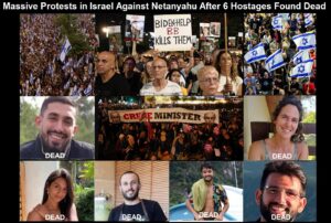 Massive Protests in Israel Against Netanyahu After 6 Hostages Found Dead