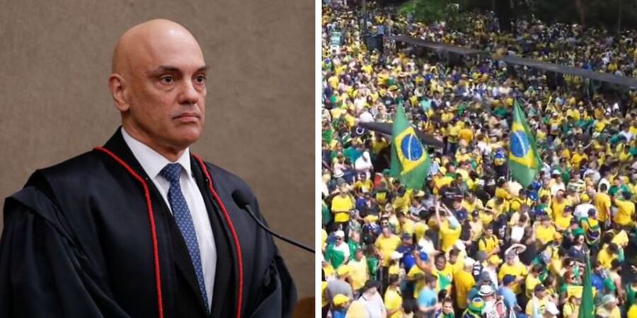 Thousands of demonstrators flood the streets on Brazilian Independence Day to protest Justice Alexandre de Moraes after ban on X