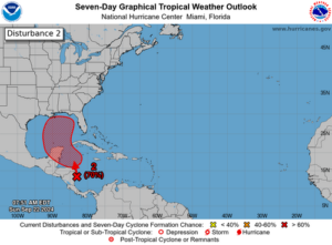 Tropic Trouble Brewing In Gulf Of Mexico Could "Slingshot" Towards Offshore Oil Rigs 