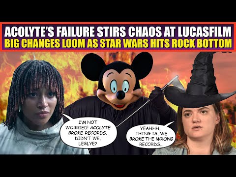 Acolyte’s FAILURE Creates CHAOS at Lucasfilm | SHAKE-UPS Loom As Star Wars Hits Rock Bottom