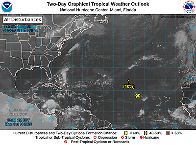 Atlantic 7-Day Graphical Tropical Weather Outlook