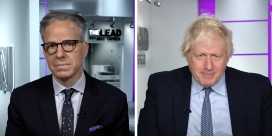 Boris Johnson shuts down CNN’s Jake Tapper over Trump-Russia narrative