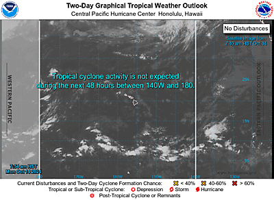 Central Pacific 7-Day Graphical Tropical Weather Outlook