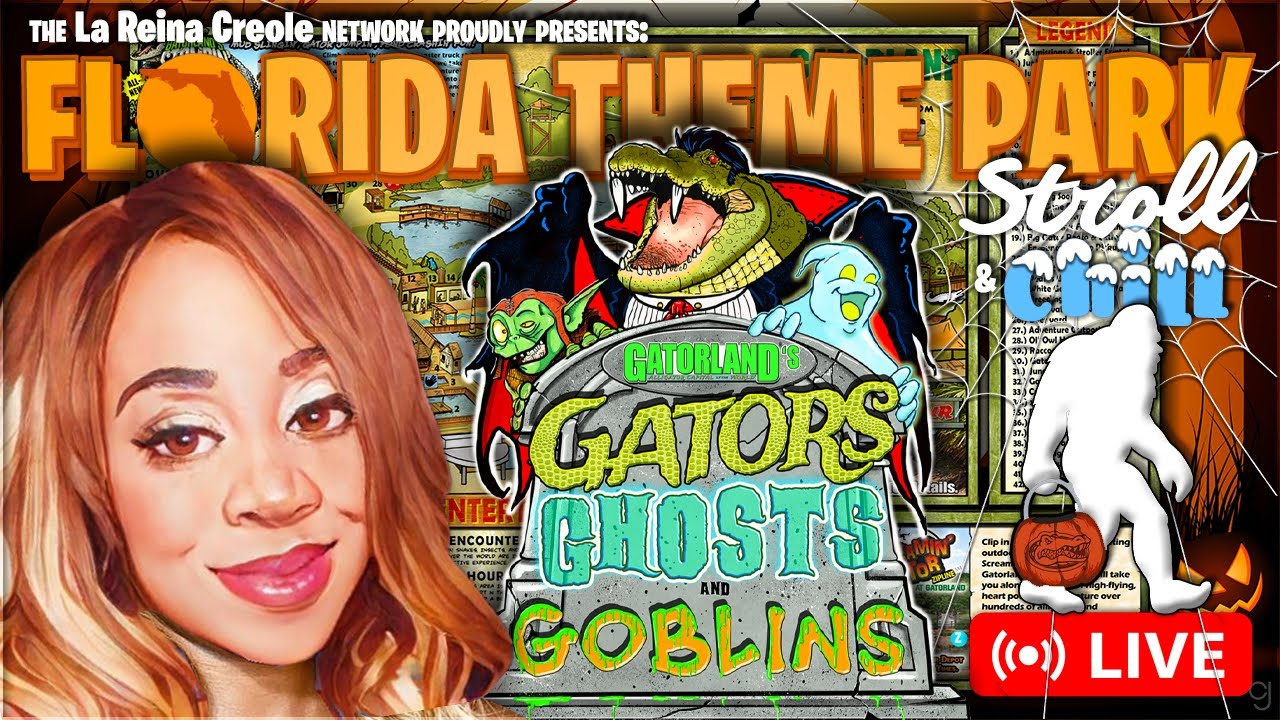 🔴LIVE! Gatorland OPEN After Hurricane Milton! Gators, Ghosts & Goblins | Stroll & Chill Livestream