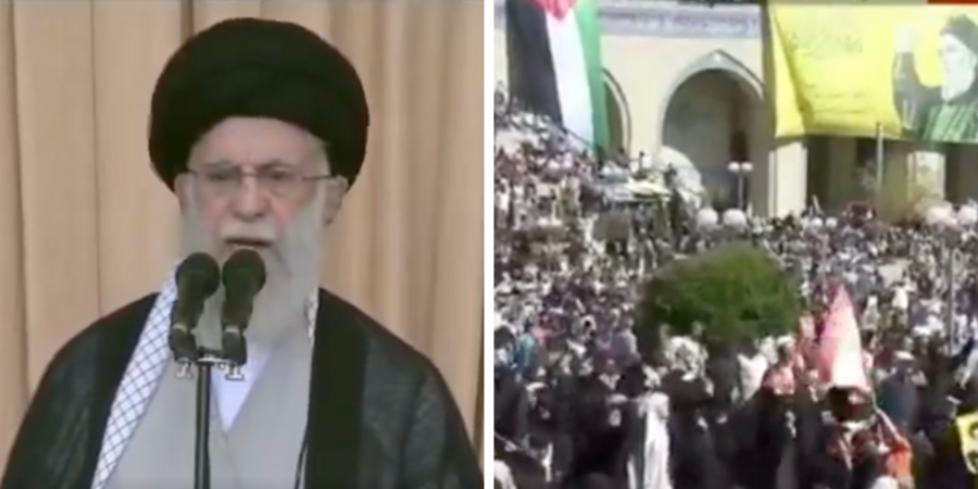 Iran’s Supreme Leader threatens Israel with ‘punishment’ during televised ‘prayer service’