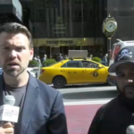 JACK POSOBIEC and VISH BURRA: Walz supporters were ‘squaring off’ with Trump supporters ahead of NYC speech