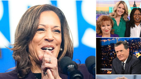 Kamala Harris Sets Hollywood Media Charm Offensive: 'The View,' Stephen Colbert, Howard Stern