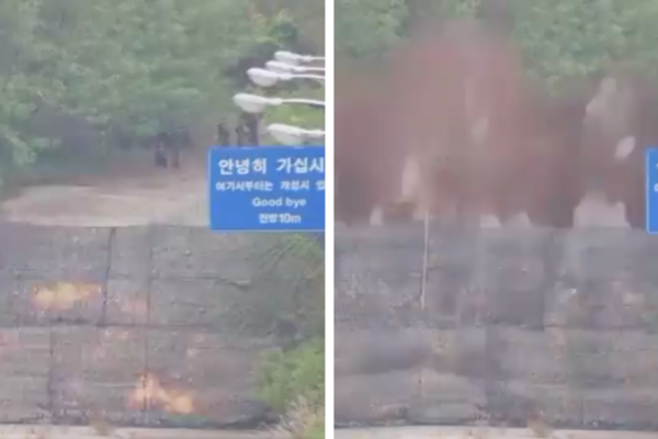 North Korea blows up major roadways connecting to South Korea as tensions increase