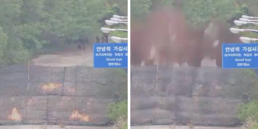 North Korea blows up major roadways connecting to South Korea as tensions increase