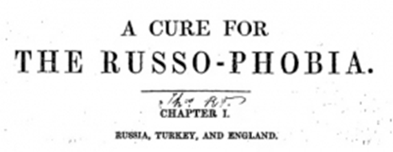 Russophobia, Historically Considered