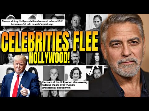 Celebrities FLEE America: Hollywood BEGS Stars to Stay in United States After Election!