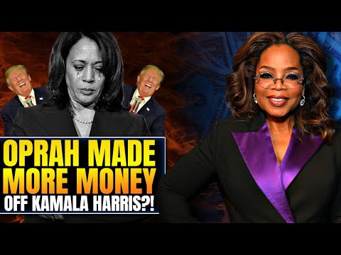 Celebrities Got Even RICHER from Harris Campaign?! Oprah's Biz Received 2.5 MILLION $$$!