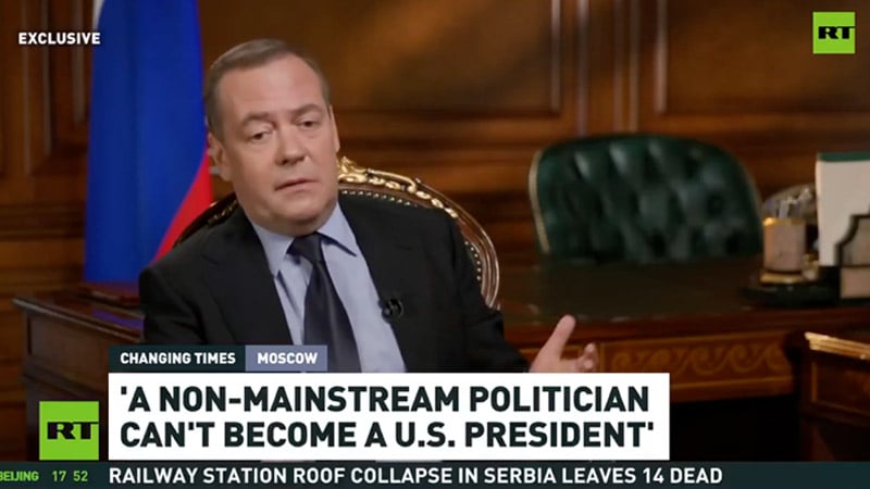 Ex-Russian Prez: US Election Won’t Change Ukraine War — Trump May Get Assassinated By Deep State If He Intervenes