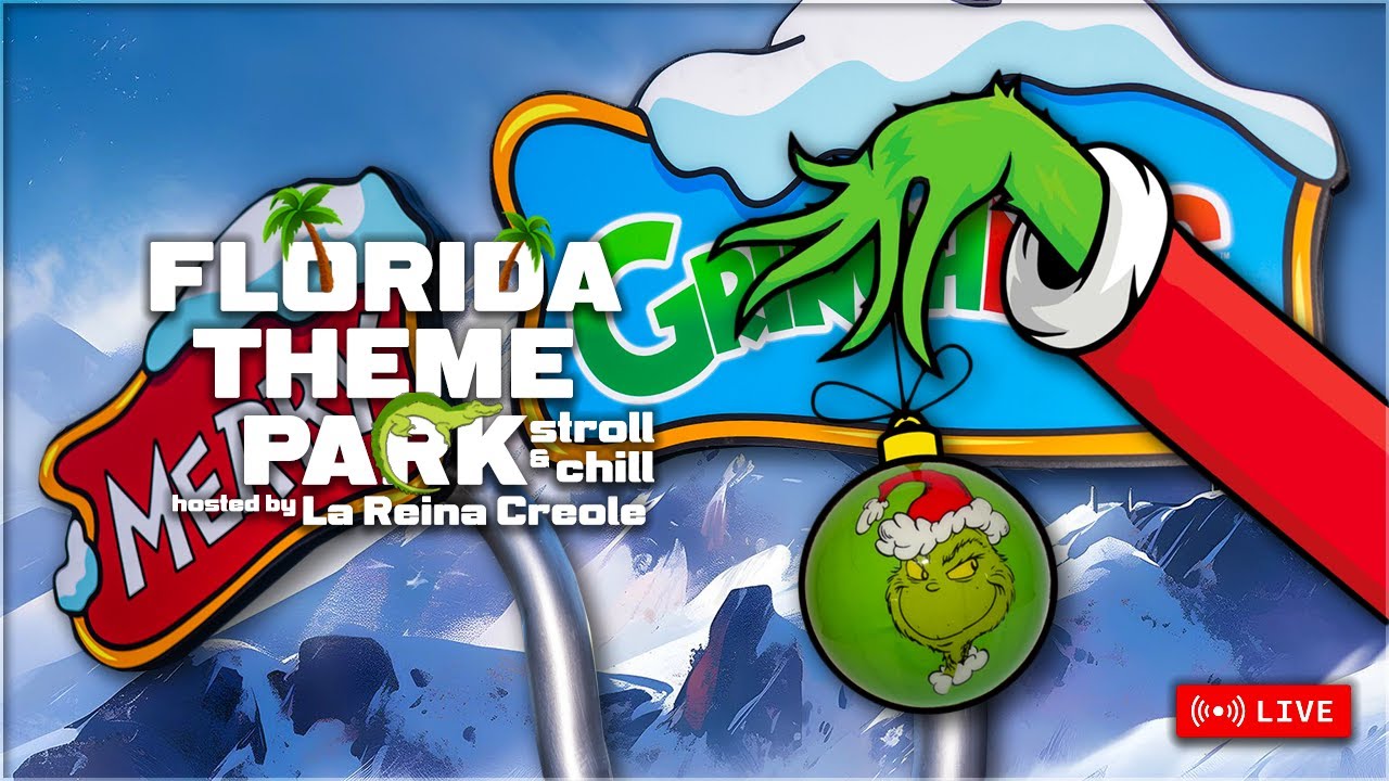 🔴LIVE! Merry GRINCHMAS From Seuss Landing at Universal Orlando | Stroll and Chill Livestream