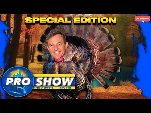 Holiday Kickoff Special Edition Pro Show LIVE: Bob Iger’s Politics FALL APART!