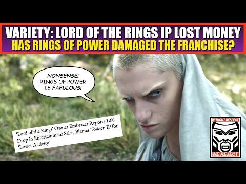 Lord of the Rings IP Profits DROP | Is Rings of Power To Blame For The Losses?