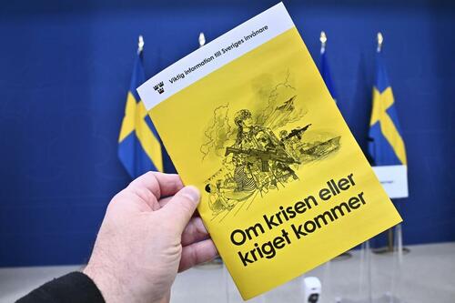 Millions Of Swedes Receive ‘How To Survive War’ Booklet From Government