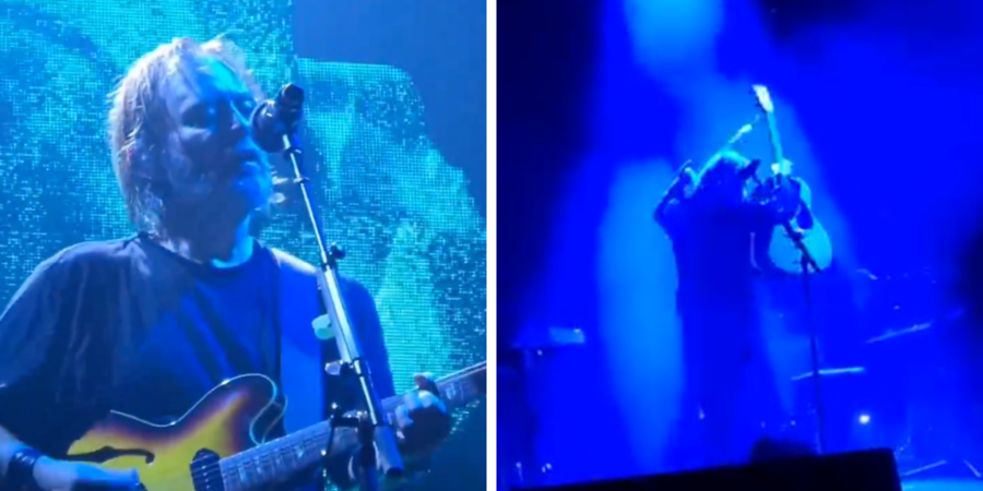 Radiohead’s Thom Yorke walks off stage after being heckled by pro-Palestinian protester