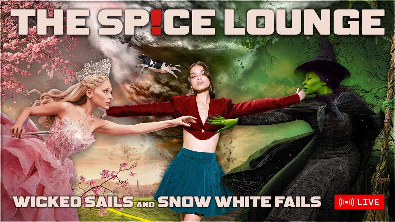 Universal’s WICKED Sails and Disney’s SNOW WHITE Fails! Sonic 3 Trailer | The Spice Lounge Podcast