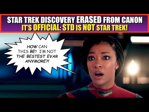 Star Trek Discovery ERASED From Canon | Worst Show EVAR is Officially TOAST!