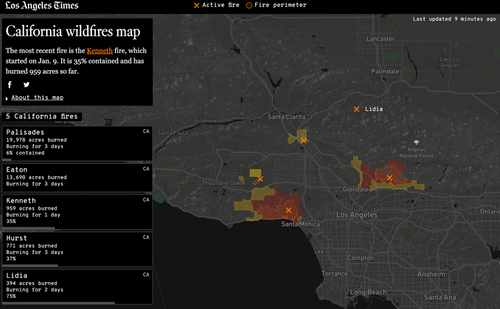 10 Dead, 10,000 Structures Burned In Los Angeles Area Inferno As Fire Damage Could Exceed $150 Billion