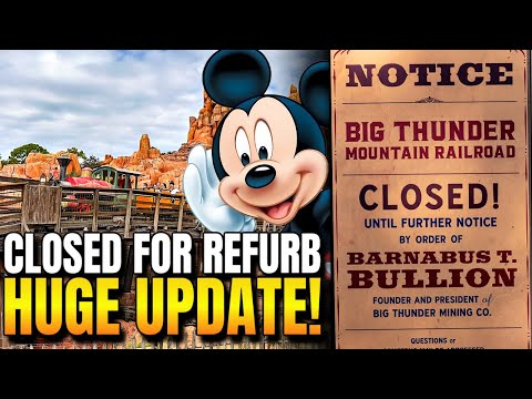 Disney World CLOSES Big Thunder Mountain Railroad as VERY Controversial Frontierland Changes BEGIN!