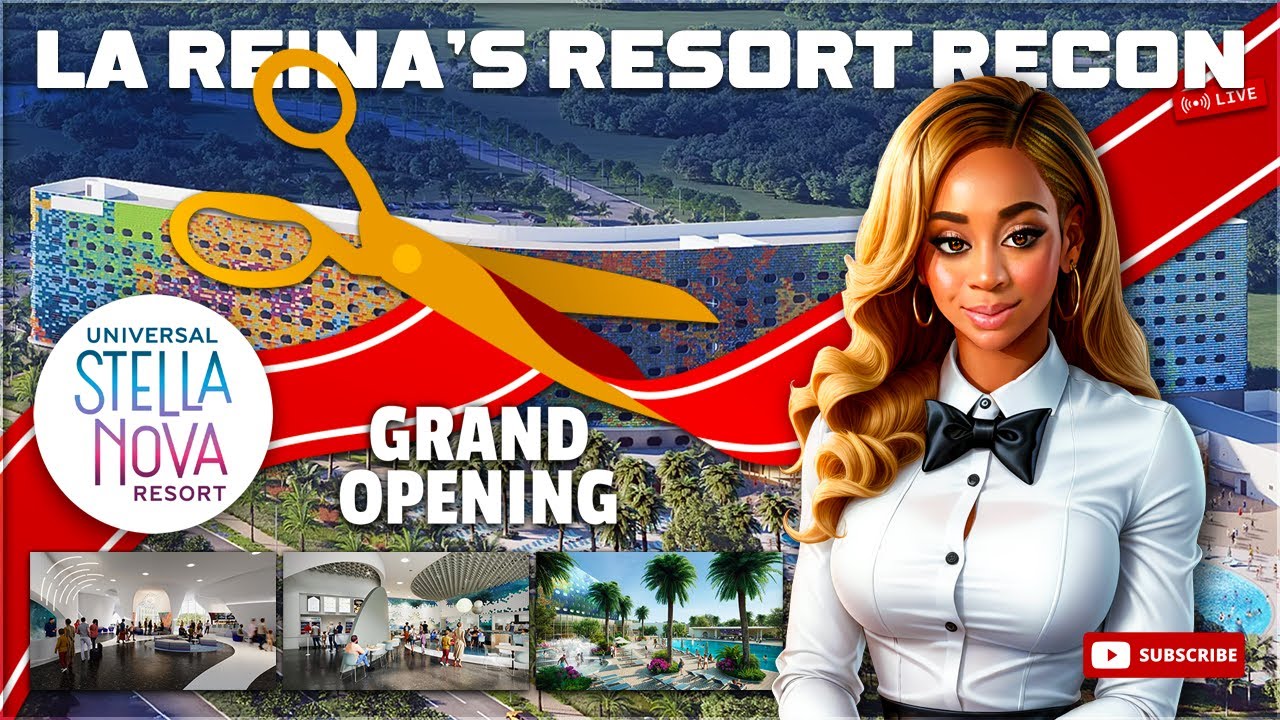 🔴 LIVE! GRAND OPENING DAY @ Universal's STELLA NOVA Resort! Epic Universe | Resort Recon Livestream