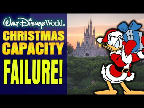 Walt Disney World Investor FREAKOUT: Magic Kingdom MISSES on Capacity Christmas Crowds!